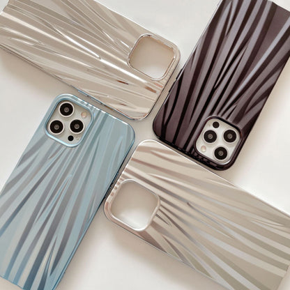 Metal Wrinkle Pattern Compatible with iPhone Case
