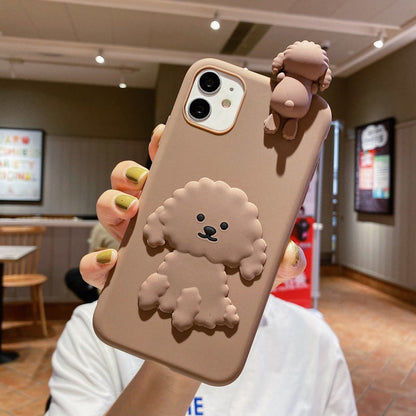 3D Cute Dog Compatible with iPhone Case