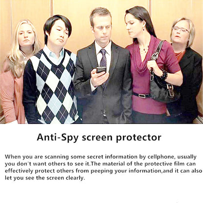 Protector de pantalla de vidrio templado antiespía para iPhone 13 12 11 Pro Max Private Film