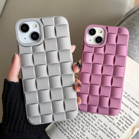 Motif tissé de cube 3D Coque et skin iPhone