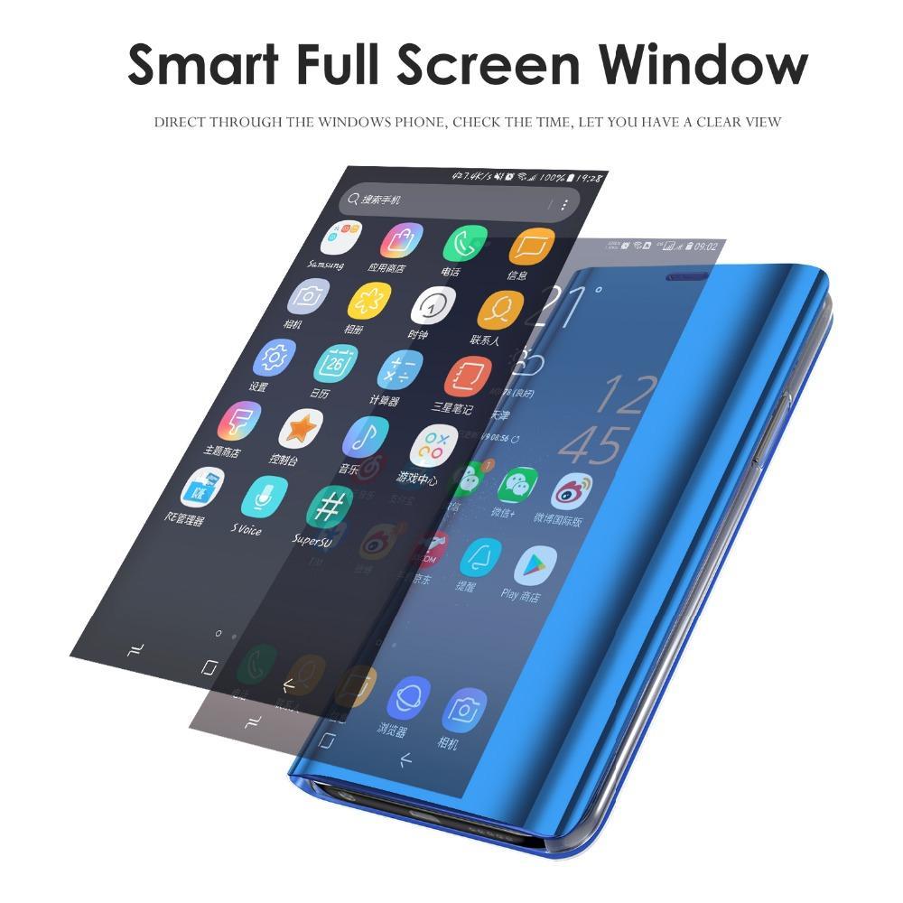 Mirror Flip Awaken Smart Full Screen Display Window iPhone Case
