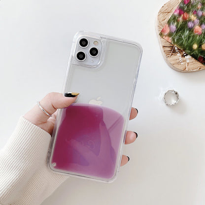 Jelly Liquid Quicksand Clear iPhone Case