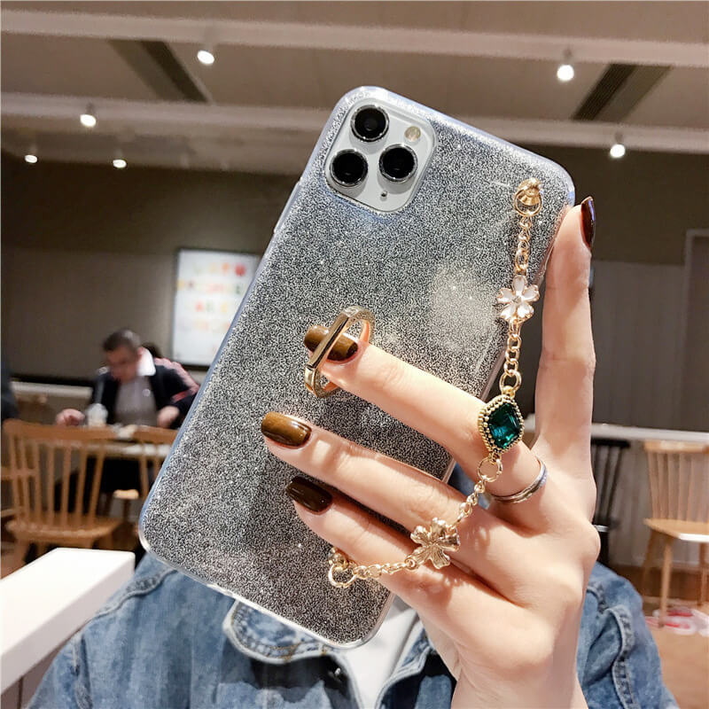 Shiny Gem Bracelet Clear iPhone Case