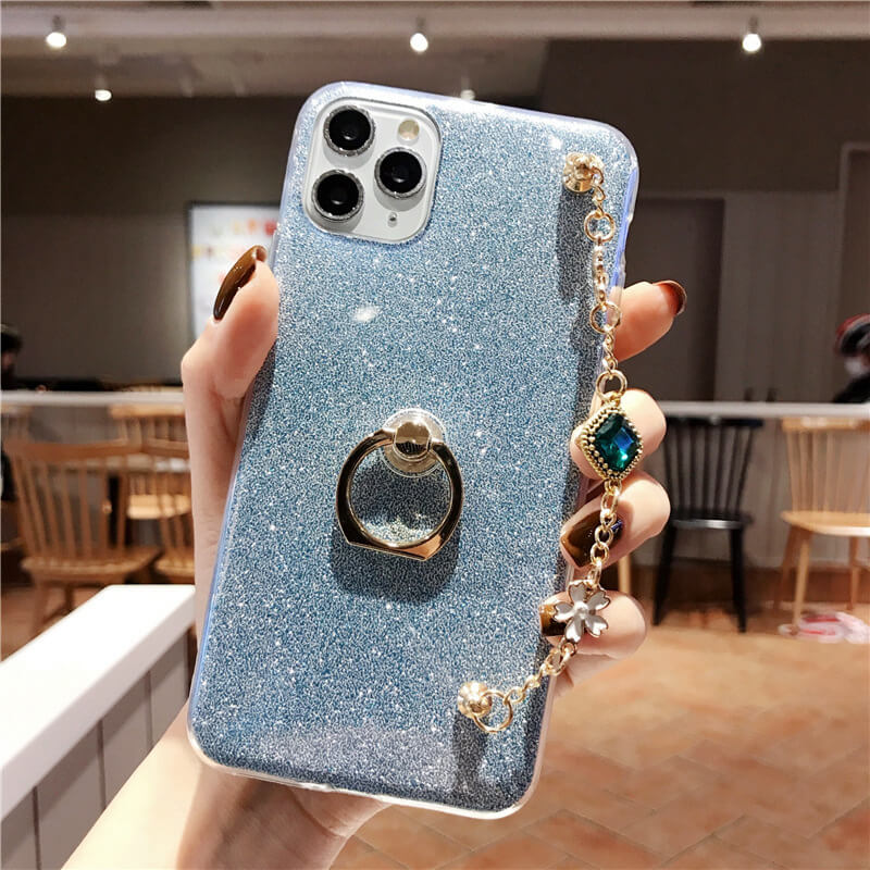 Shiny Gem Bracelet Clear iPhone Case