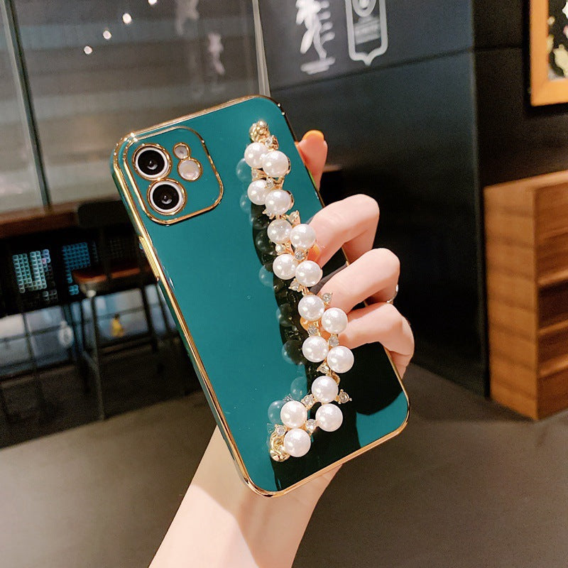 Vinilo o funda para iPhone Pulsera de perlas de lujo