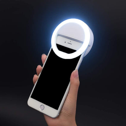 Anillo de luz Selfie para cámara de teléfono Luz LED para iPhone iPad Teléfono Laptop PC
