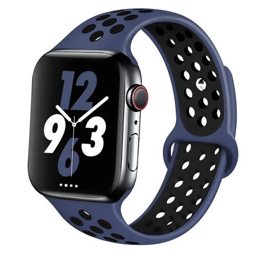 Sport Apple Watch Silicone Strap Band iWatch Ceinture Bracelet Correa-44 Couleurs