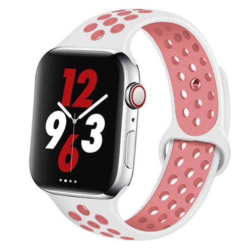 Sport Apple Watch Silicone Strap Band iWatch Ceinture Bracelet Correa-44 Couleurs