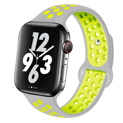 Sport Apple Watch Correa de silicona Band iWatch Belt Pulsera Correa-44 colores
