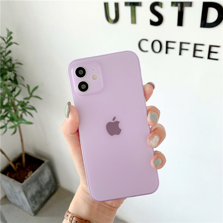 Fashion Matte Silicone Clear Soft iPhone Case