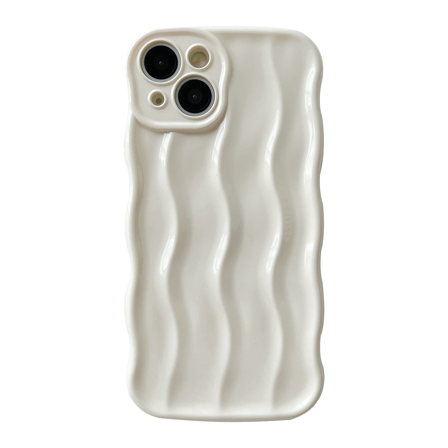 cycsapr Curly Wave Pattern Frame Compatible with iPhone Case