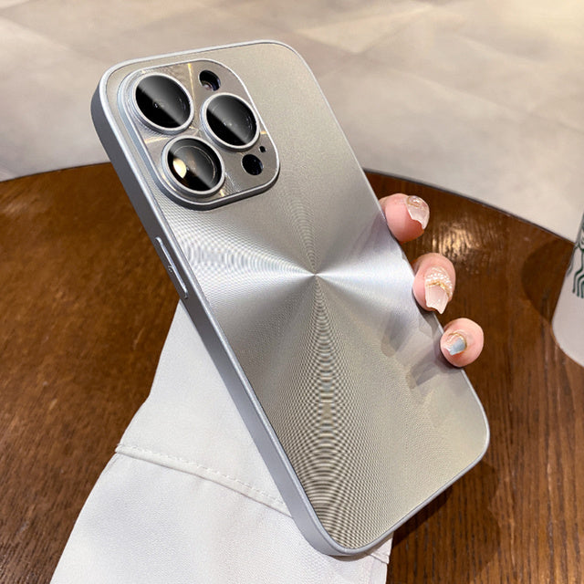 Gradiente láser de lujo a prueba de golpes compatible con iPhone Case