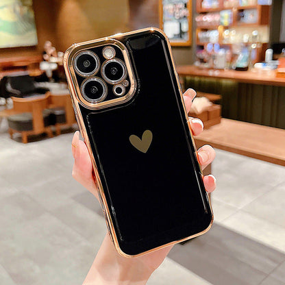 Shockproof Love Heart Compatible with iPhone Case