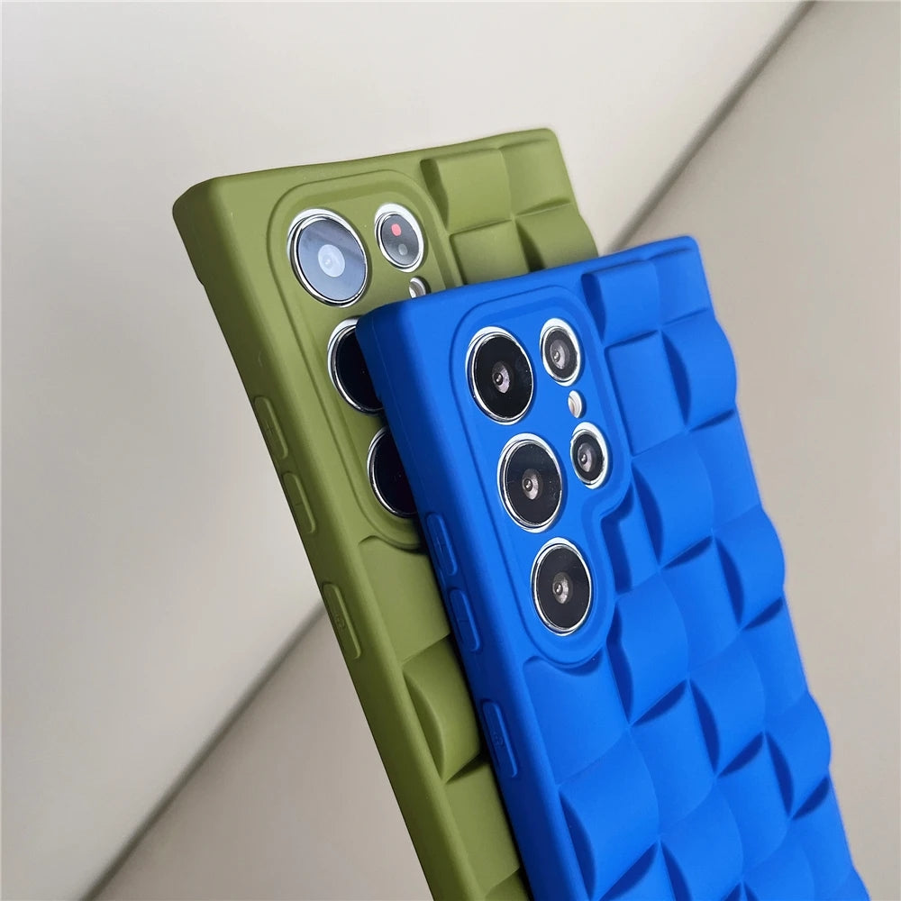 Tejiendo celosía 3D compatible con Samsung Case 