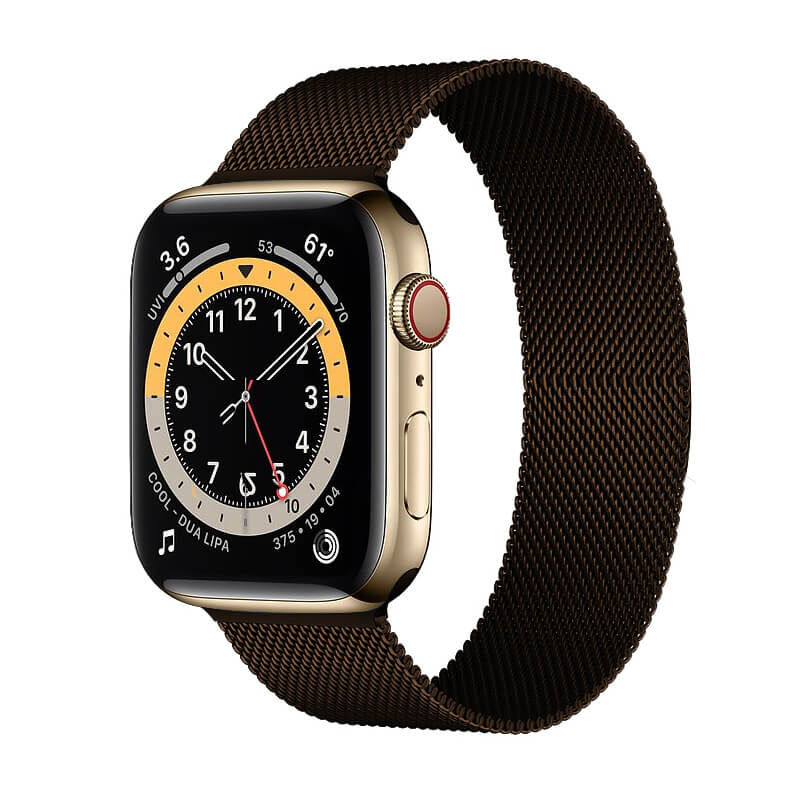 Milanesee Bracelet Magnétique en Acier Inoxydable iWatch Band pour Apple Watch -15 Couleurs