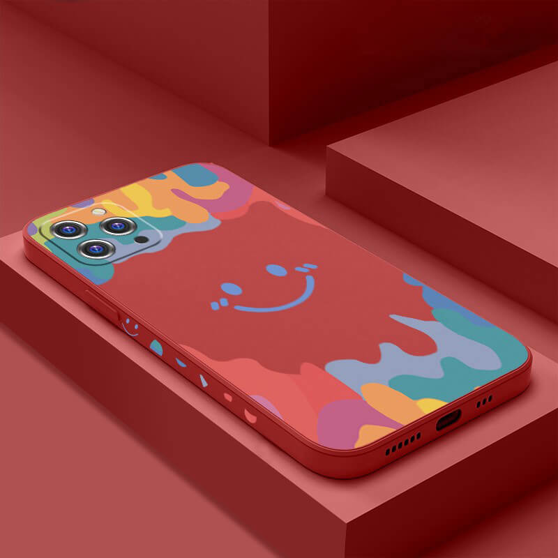 Vinilo o funda para iPhone de silicona líquida pintada con artista