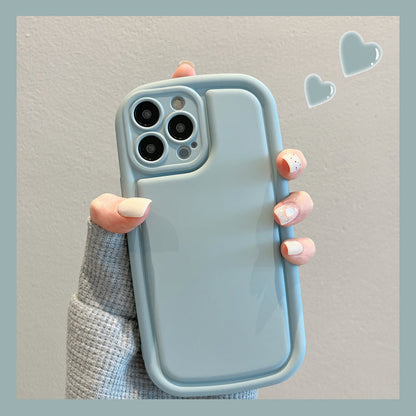 Luxury Retro Liquid Silicone Soft Shockproof Matte Compatible with iPhone Case