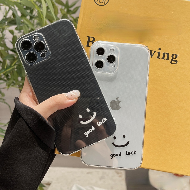 Cute Smile Clear Soft iPhone Case