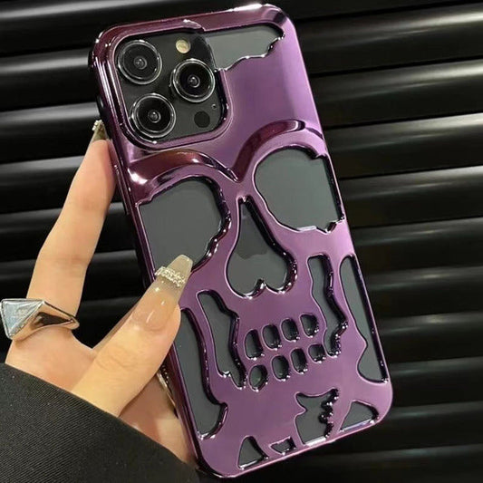 Cráneo calloso hueco 3D compatible con iPhone Case