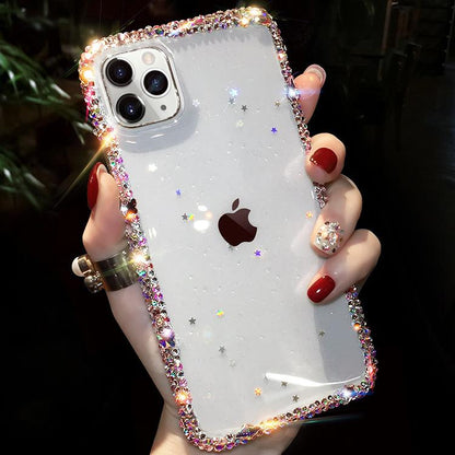 Glitter Diamond Bling Transparent Clear iPhone Case
