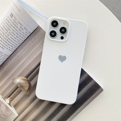 Candy Color Love Heart Compatible with iPhone Case