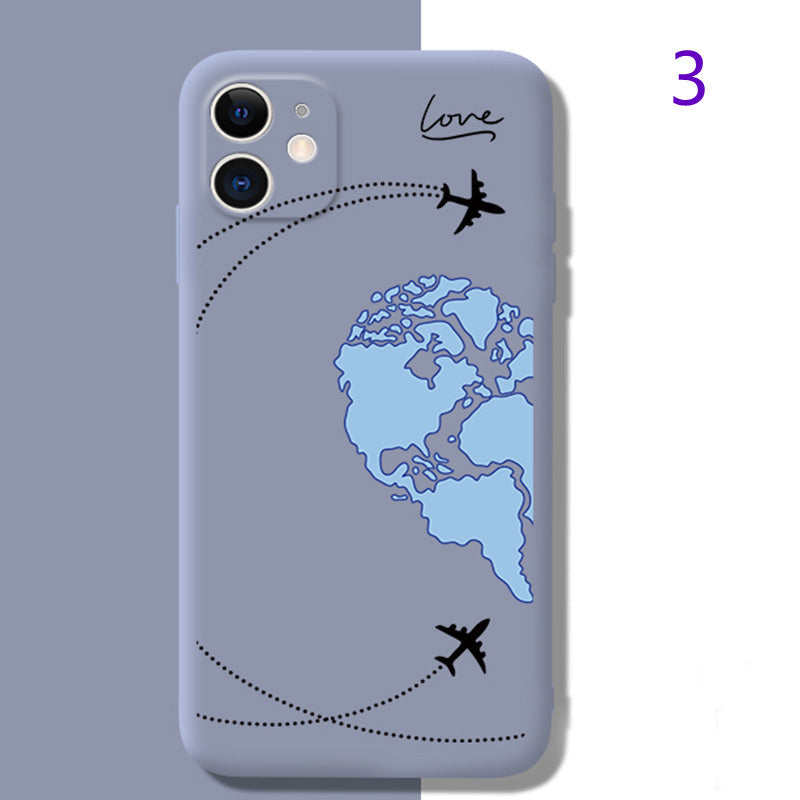 Fly Over Earth Fall In Love Couple iPhone Case Back Cover