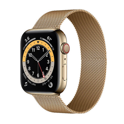 Milanesee Bracelet Magnétique en Acier Inoxydable iWatch Band pour Apple Watch -15 Couleurs