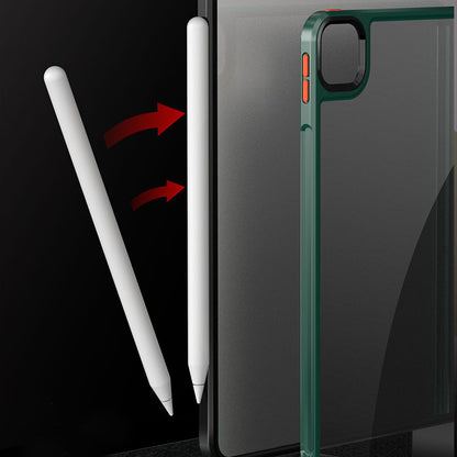 Color sólido Soft Gen Case 12.9''/11'' Anti-caída con atracción magnética Pen tray iPad Case